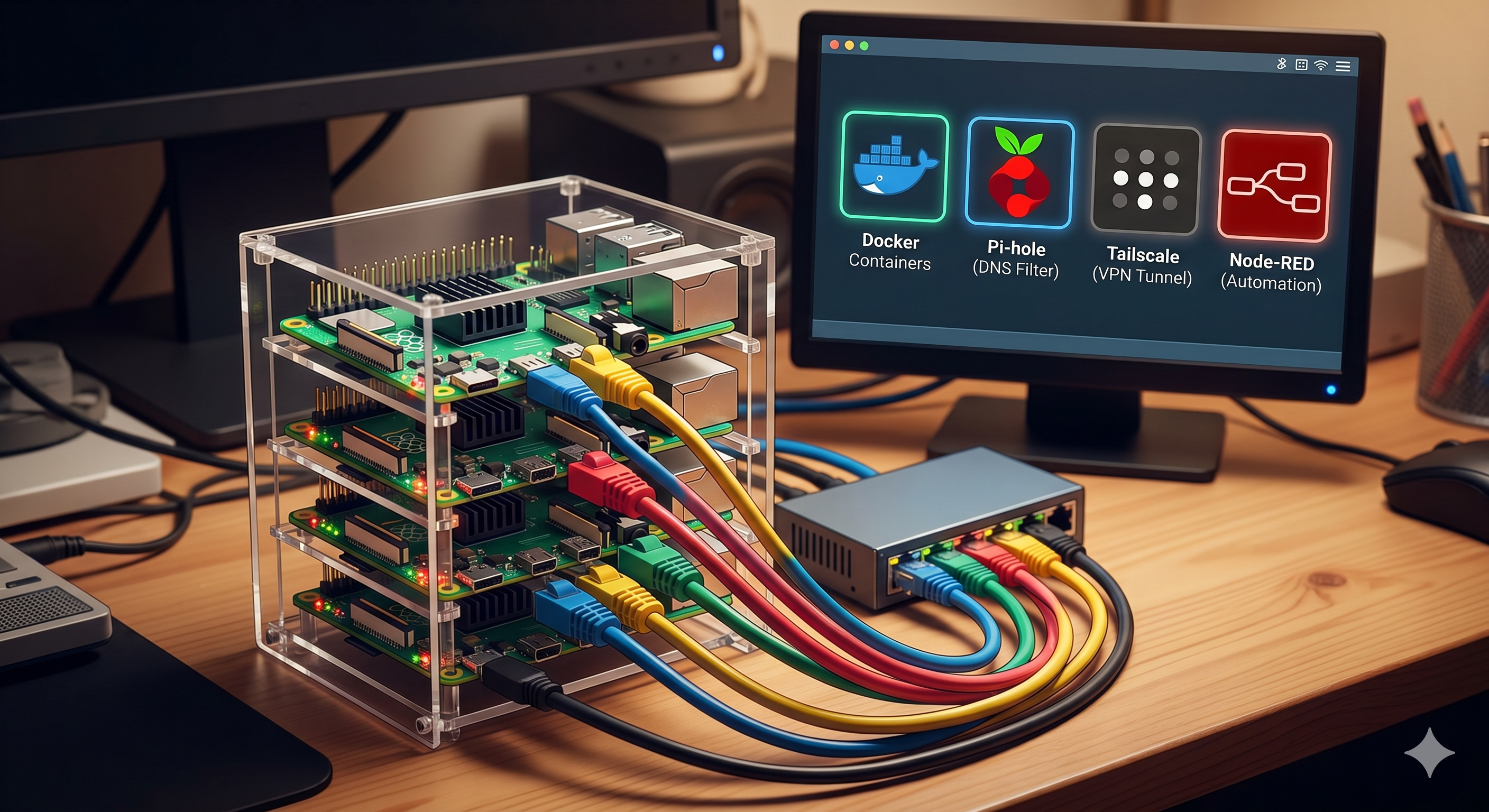 Self-hosted Raspberry Pi home lab